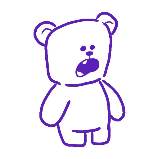 Cute thing to draw: Bear, easy step by step cute drawing