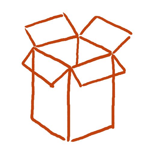 Cute thing to draw: Box, easy step-by-step cute drawing