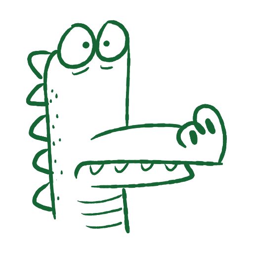 Cute thing to draw: Crocodile, easy step by step cute drawing