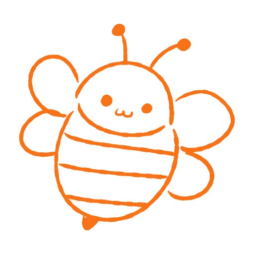 Cute thing to draw: Cute Bee, easy step by step cute drawing