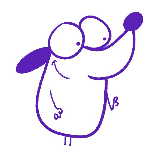 Cute thing to draw: Cute Dog, easy step-by-step cute drawing (version 2)