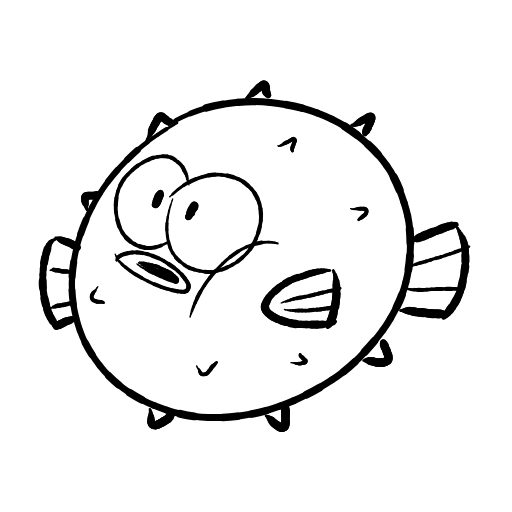 Cute thing to draw: Cute Fish, easy step by step cute drawing