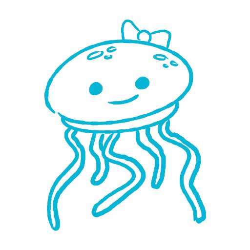 Cute thing to draw: Cute Jellyfish, easy step by step cute drawing