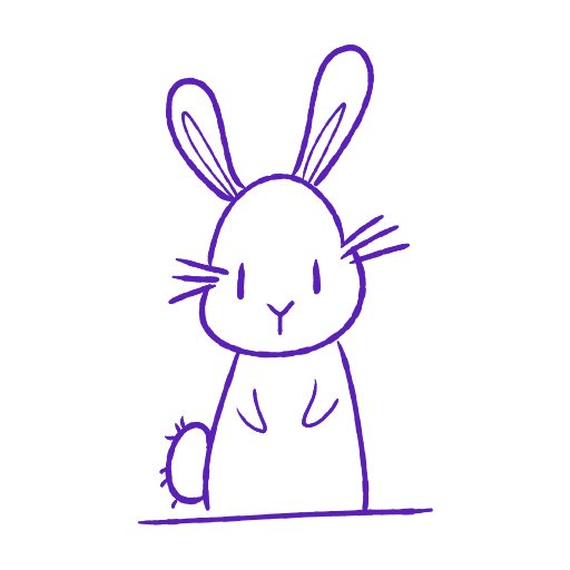 Cute thing to draw: Cute rabbit, easy step by step cute drawing tutorial 2 in 9 steps