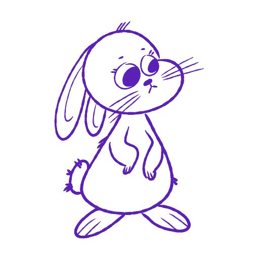 Cute thing to draw: Cute Rabbit, easy step by step cute drawing