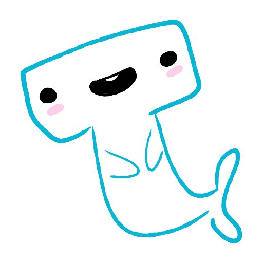 Cute thing to draw: Cute Shark, easy step by step cute drawing