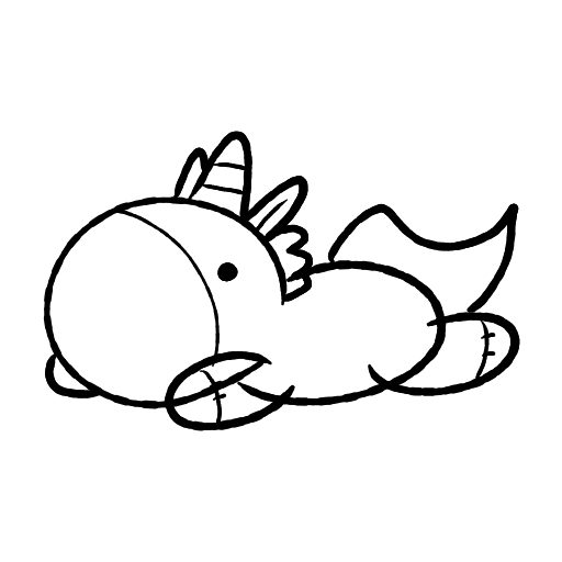 Cute thing to draw: Cute Unicorn, easy step by step cute drawing tutorial 3 in 9 steps
